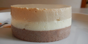 Bavarois rubanÃ©