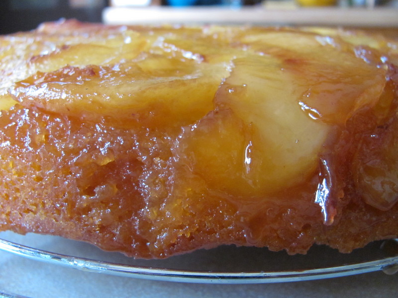 Gateau Renverse Aux Peches