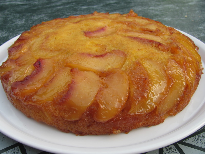 Gateau Renverse Aux Peches