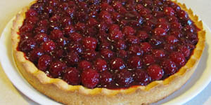 Tarte framboises